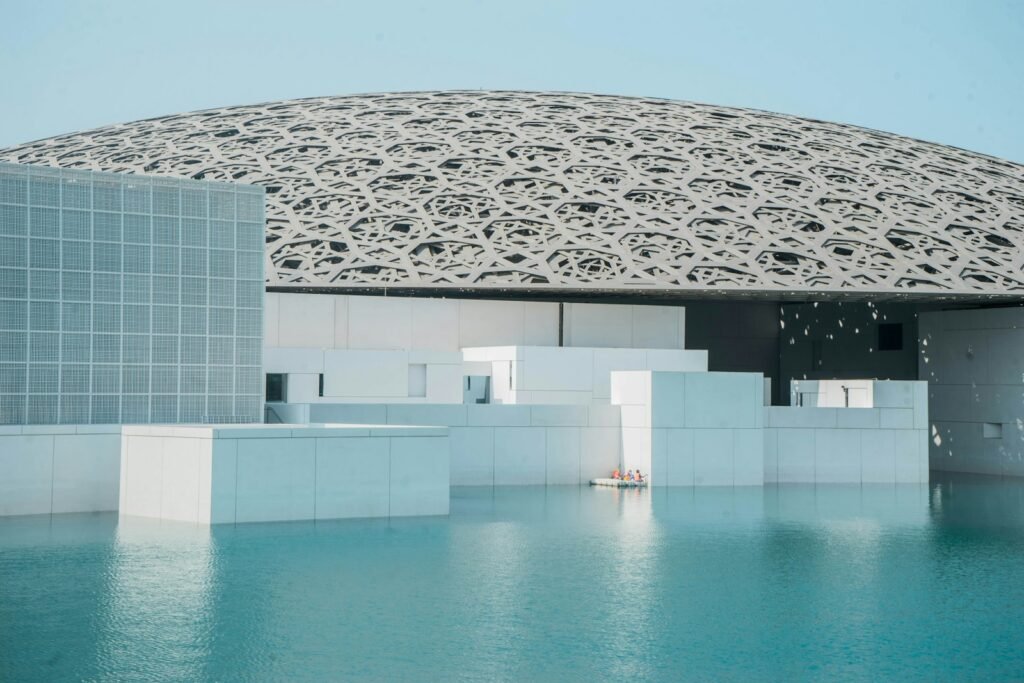 people walking on swimming pool during daytime