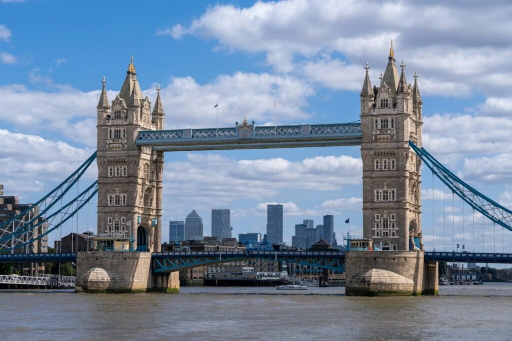 Tower bridge over the river thames in london