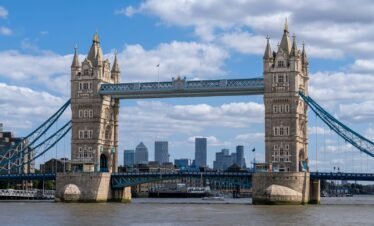 Tower bridge over the river thames in london